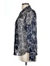 J.Crew 100% Polyester Blue Long Sleeve Blouse Size 10 - photo 5