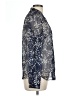 J.Crew 100% Polyester Blue Long Sleeve Blouse Size 10 - photo 4