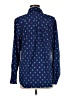 C. Wonder 100% Polyester Print Blue Long Sleeve Blouse Size 6 - photo 2