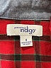 Indigo 100% Cotton Plaid Red Long Sleeve Button-Down Shirt Size S - photo 7