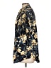 Sandrine Rose 100% Polyester Floral Black Short Sleeve Blouse Size L - photo 5