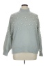 ELOQUII 100% Polyester Stars Silver Turtleneck Sweater Size 14 Plus - photo 1