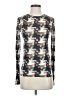 Rag & Bone Houndstooth Silver Long Sleeve T-Shirt Size S - photo 1