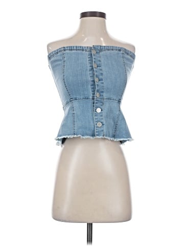 Forever 21 Sleeveless Button-Down Shirt (view 1)