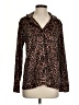 Joyspun Brown Long Sleeve Polo Size S - photo 1