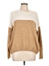 Vince Camuto Color Block Tan Pullover Sweater Size L - photo 1