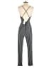 Fashion Nova Stripes Gray Jumpsuit Size S - photo 2