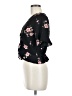 Lydelle 100% Polyester Black Short Sleeve Blouse Size M - photo 5