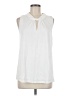 CAbi 100% Rayon Ivory Sleeveless Blouse Size M - photo 1