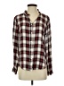 Alexander Jordan 100% Rayon Plaid Ivory Long Sleeve Button-Down Shirt Size S - photo 1