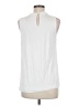 CAbi 100% Rayon Ivory Sleeveless Blouse Size M - photo 2