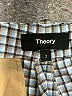 Theory Houndstooth Blue Shorts Size 2 - photo 3