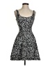 Aqua Paisley Black Cocktail Dress Size XS - photo 1