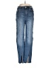 Grace & Lace Chevron-herringbone Blue Jeans Size 8 - photo 1