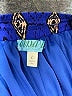 Dina Be 100% Polyester Paisley Blue Shorts Size L - photo 3