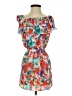 Love...ady 100% Polyester Tropical Orange Cocktail Dress Size S - photo 1