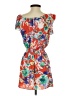 Love...ady 100% Polyester Tropical Orange Cocktail Dress Size S - photo 2