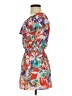 Love...ady 100% Polyester Tropical Orange Cocktail Dress Size S - photo 5