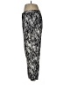 DKNYC 100% Polyester Print Silver Casual Pants Size 6 - photo 5