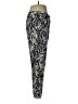 DKNYC 100% Polyester Print Silver Casual Pants Size 6 - photo 4
