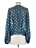 The Odells Blue Long Sleeve Blouse Size XS - photo 2