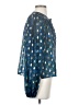 The Odells Blue Long Sleeve Blouse Size XS - photo 4