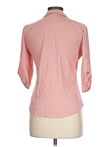Guess 3/4 Sleeve Button-Down Shirt (view 2)