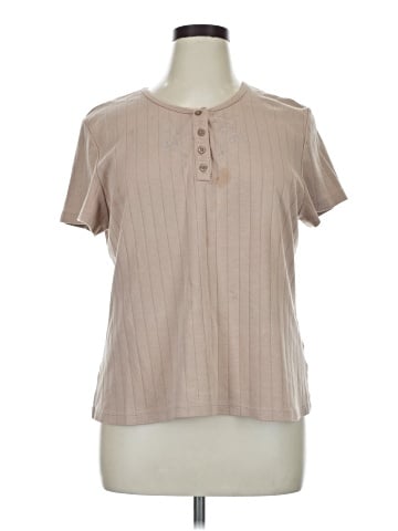 Basic Editions Short Sleeve Blouse (view 1)