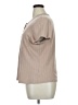 Basic Editions 100% Cotton Tan Short Sleeve Blouse Size XL - photo 5