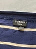 Torrid Stripes Blue 3/4 Sleeve Blouse Size Lg Plus (0) - photo 7