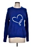 Antthony Originals Hearts Blue Pullover Sweater Size L - photo 1