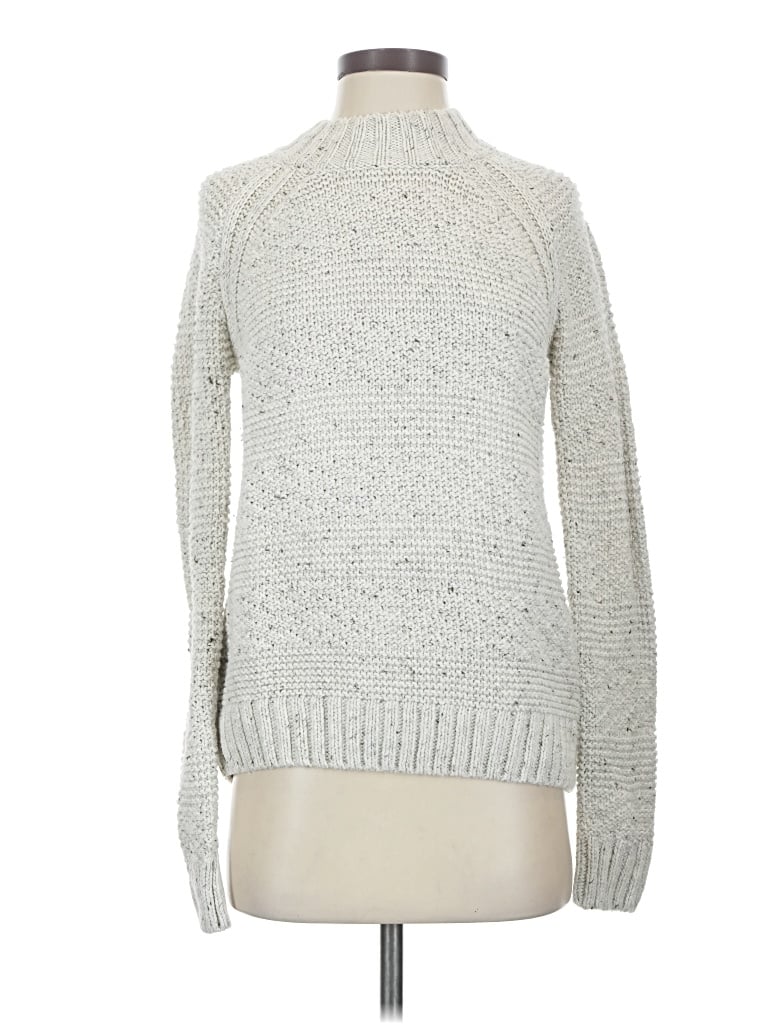 Pre-owned Prana Turtleneck Sweater In Silver