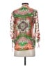 Hale Bob 100% Silk Orange 3/4 Sleeve Silk Top Size XS - photo 2