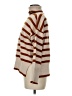MELLODAY Stripes Brown Turtleneck Sweater Size M - photo 5