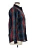 Orvis 100% Cotton Plaid Blue Long Sleeve Button-Down Shirt Size 14 - photo 4