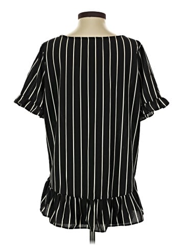 Umgee Short Sleeve Blouse (view 2)