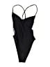 Forever 21 Solid Black One Piece Swimsuit Size S - photo 1
