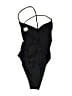 Forever 21 Solid Black One Piece Swimsuit Size S - photo 2