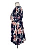 Lulus 100% Rayon Floral Blue Casual Dress Size M - photo 5
