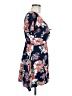 Lulus 100% Rayon Floral Blue Casual Dress Size M - photo 4