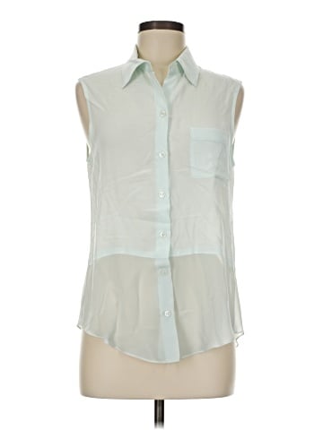 BCBGeneration Sleeveless Button-Down Shirt (view 1)