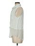 BCBGeneration Ivory Sleeveless Button-Down Shirt Size M (estimated) - photo 5