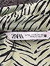 Zara Animal Print Green Long Sleeve Blouse Size XL - photo 7