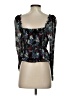 Peter Som Black 3/4 Sleeve Blouse Size 4 - photo 2