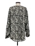 Hayden 100% Polyester Gray Long Sleeve Blouse Size S - photo 2