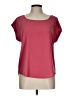 Pink Rose Pink Short Sleeve Top Size L - photo 1