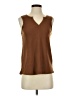Ekouaer Brown Sleeveless T-Shirt Size S - photo 1