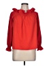 Tuckernuck 100% Polyester Red Long Sleeve Blouse Size L - photo 1