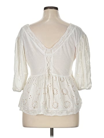 Free People 3/4 Sleeve Blouse (view 2)