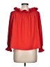 Tuckernuck 100% Polyester Red Long Sleeve Blouse Size L - photo 2